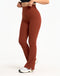 Flare Ribbed Leggings V2 - Brown