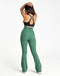 Flare Ribbed Leggings V2 - Green