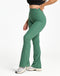 Flare Ribbed Leggings V2 - Green