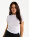 SmoothForm Ruched Sculpt Top - White