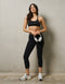 Ascend Pocket Mid-Waist Leggings 23" - Black