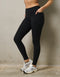 Ascend Pocket Mid-Waist Leggings 28" - Black