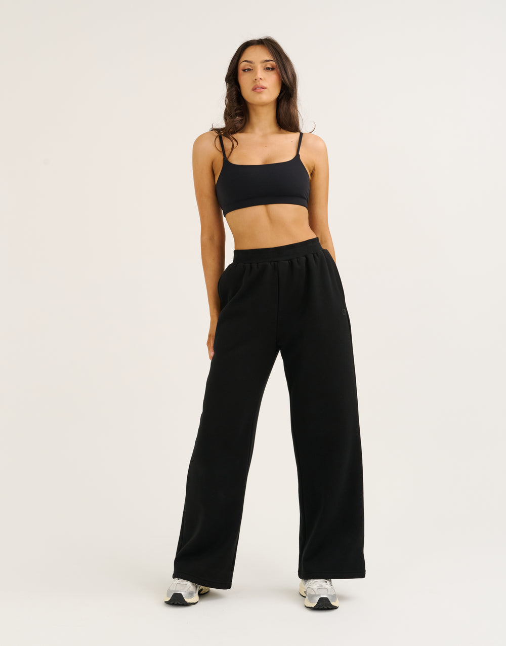 Elemental Wide Leg Sweatpants - Black