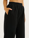 Elemental Wide Leg Sweatpants - Black