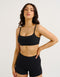 Lycra Seamless Sports Bra - Black