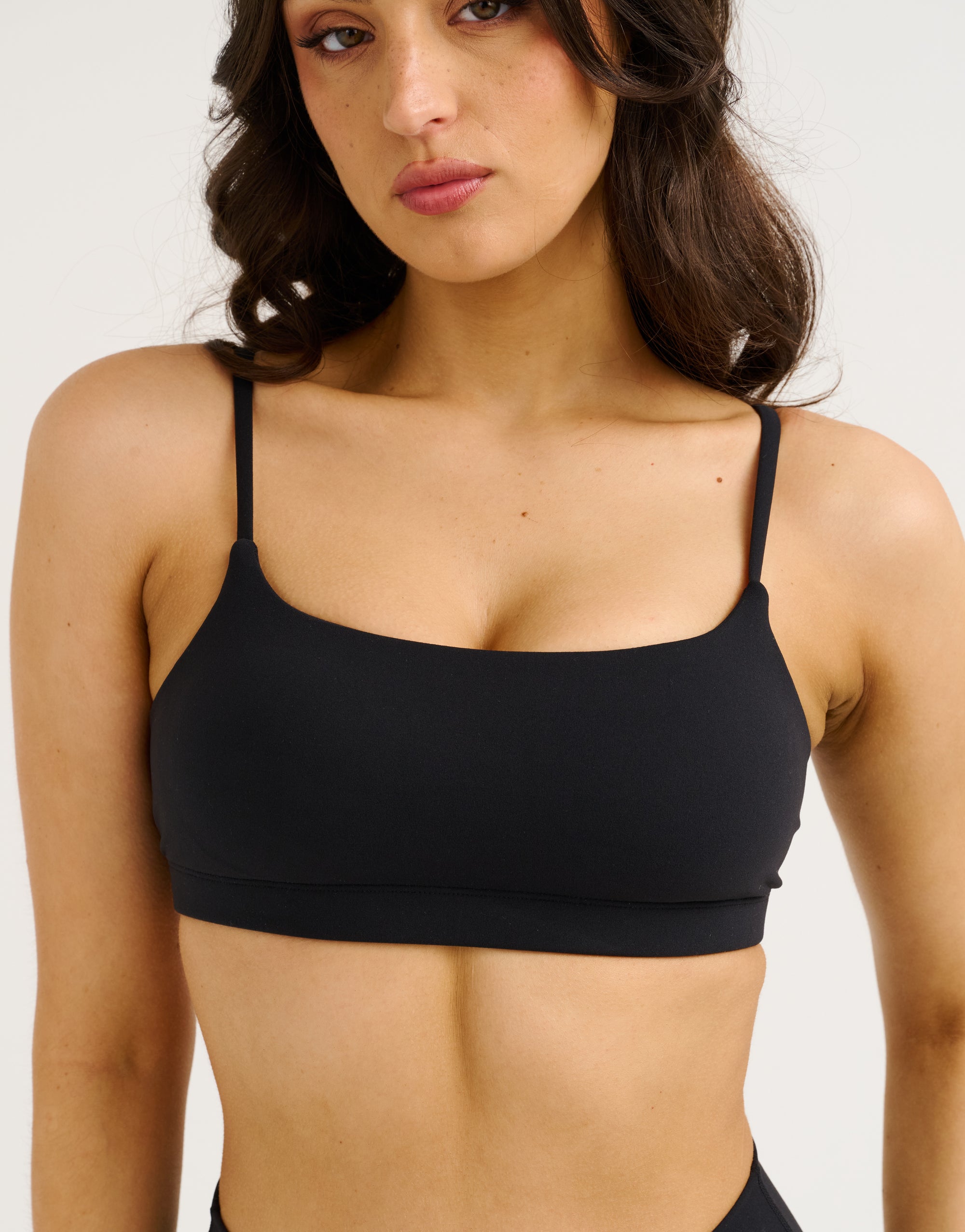 Lycra Seamless Sports Bra - Black