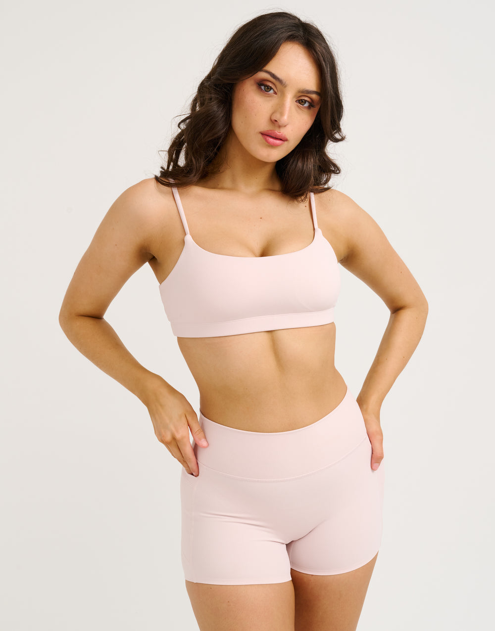 Lycra Seamless Sports Bra - Mauve
