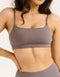 Lycra Seamless Sports Bra - Slate Grey