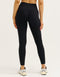 Lycra Invisible Scrunch Leggings - Black