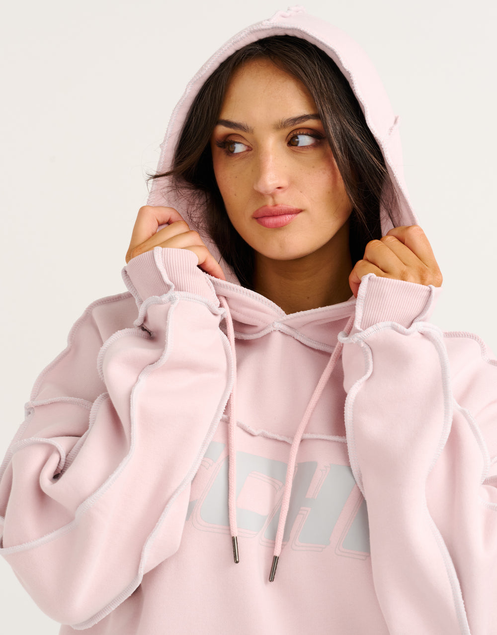 Track Hoodie - Mauve
