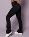 Flare Lycra Pocket Leggings - Black