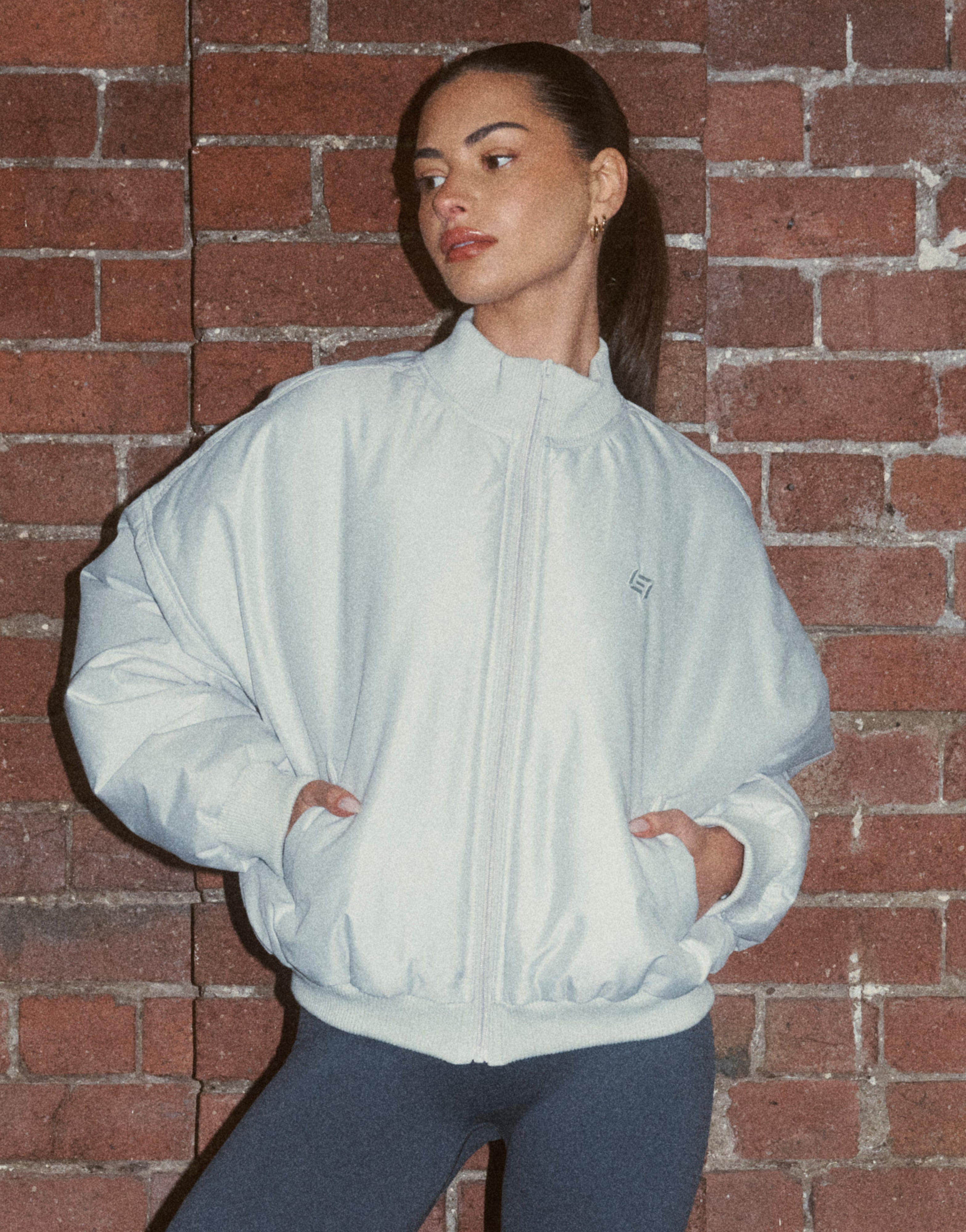Tempo Pulse Bomber Jacket - Glacier