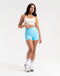 Ascend Pocket Shorts 4" - Baby Blue