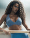 Relentless Sports Bra - Washed Blue