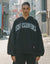 College Combed Fleece Zip-Up Hoodie - Phantom Black