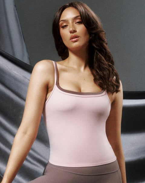 Lycra Seamless Tank - Mauve