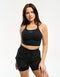 Air Support Crop Tank - Black