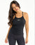 Air Support Tank with Built in Bra Shelf - Black
