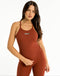 Air Support Tank with Built in Bra Shelf - Brown
