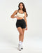 Asymmetric Sports Bra - Taupe