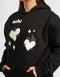 Love Zip-Up Hoodie (Unisex) - Black