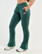 Blur Flare Sweatpants - Green