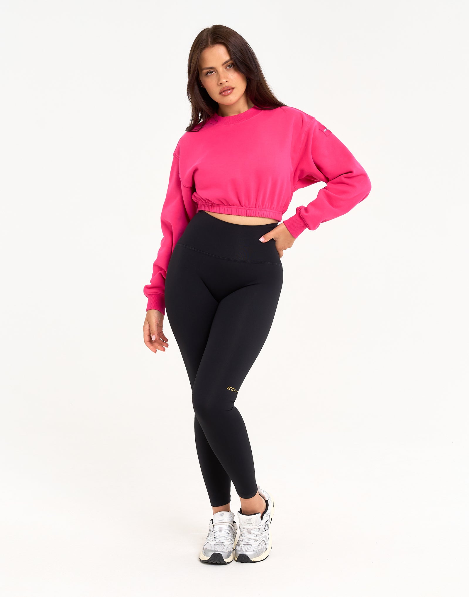 Esteem Cropped Sweater - Pink