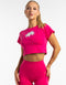 Glory Cropped Tee - Pink