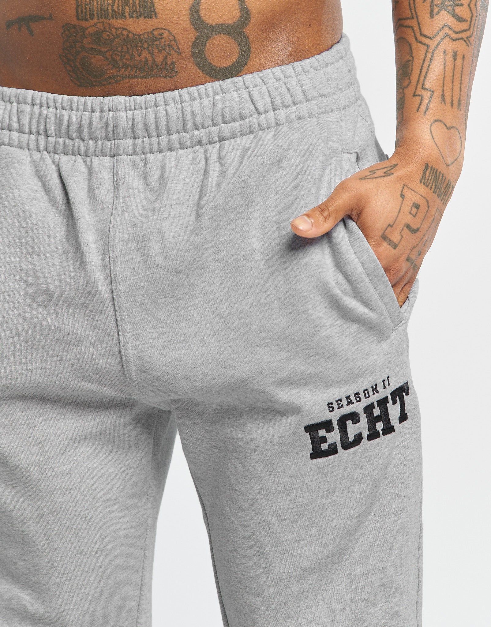 Season II Joggers - Heather Light Grey