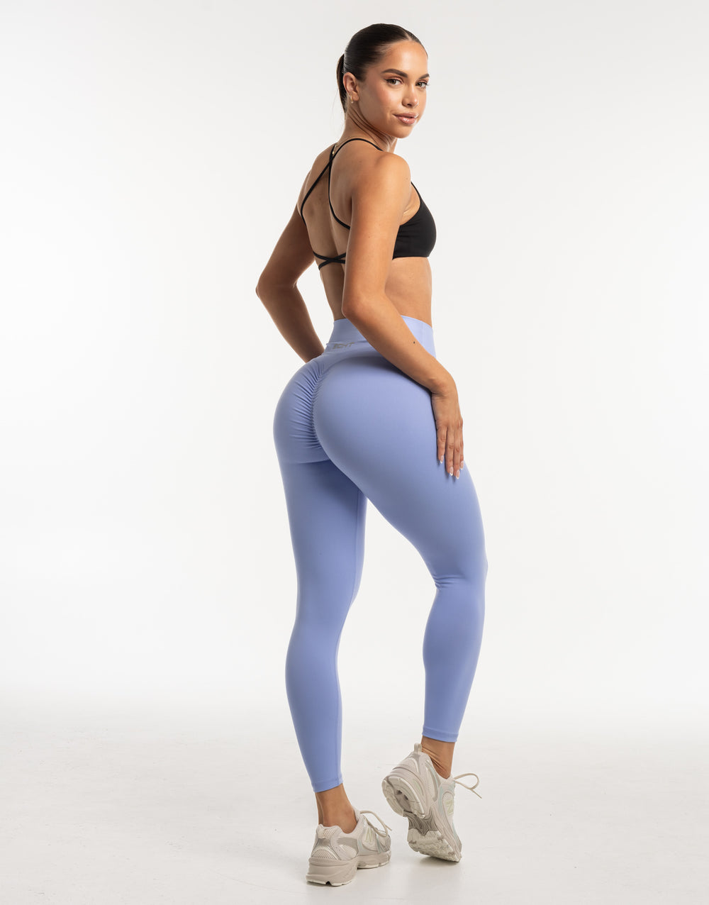 Echt Force Scrunch Leggings - Hydrangea Blue