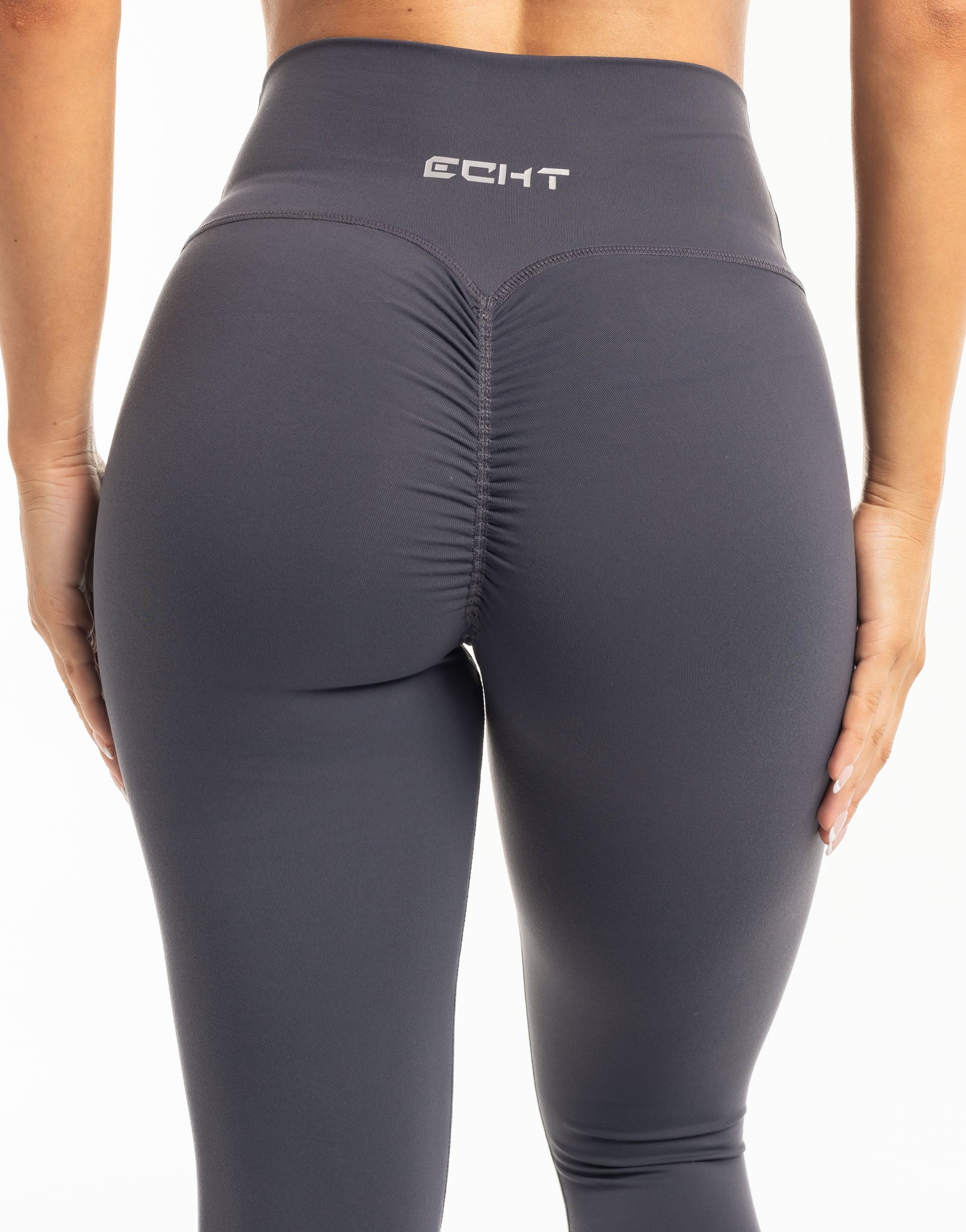 Echt Force Scrunch Leggings - Smoke Grey