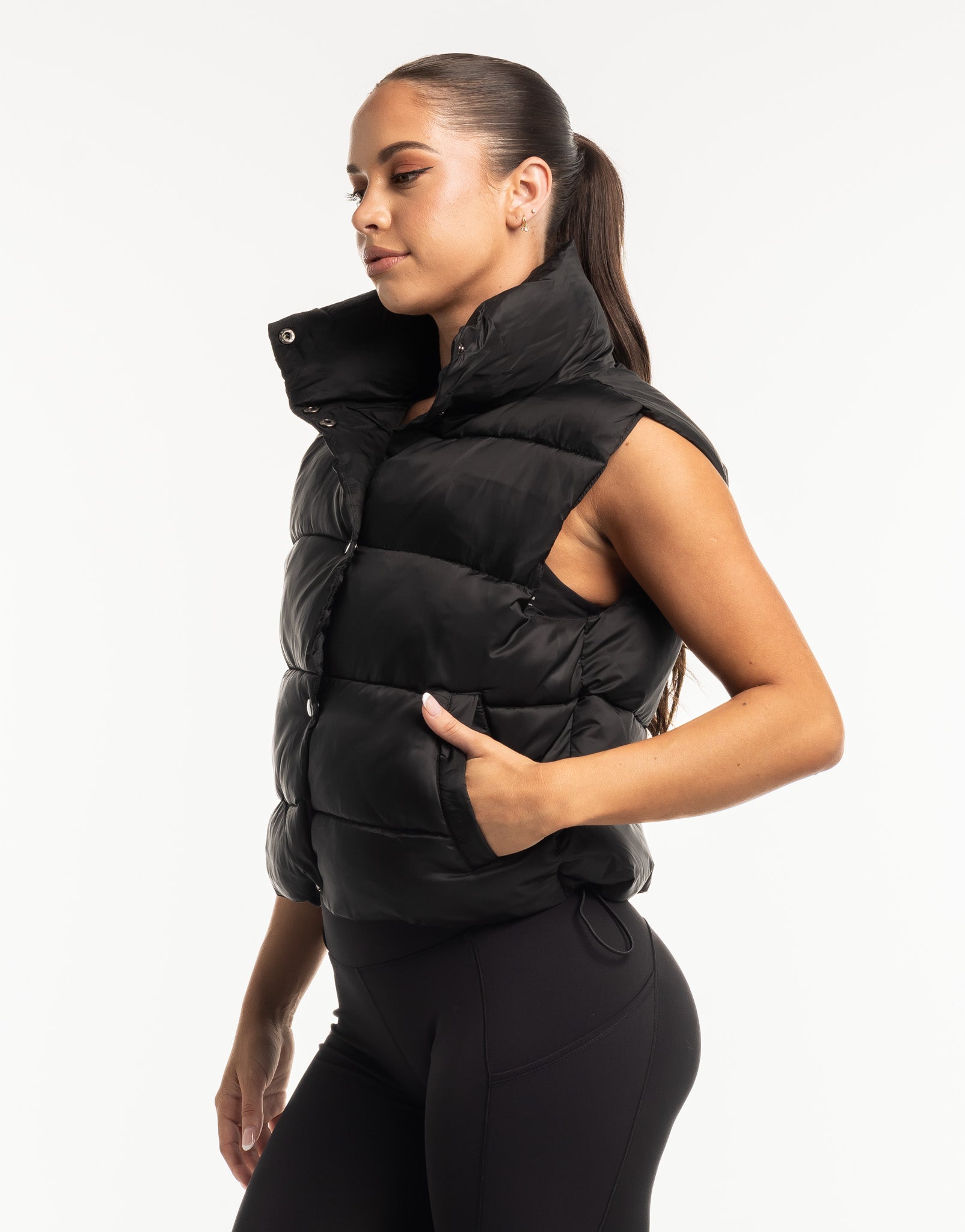 Elevate Puffer Vest - Black