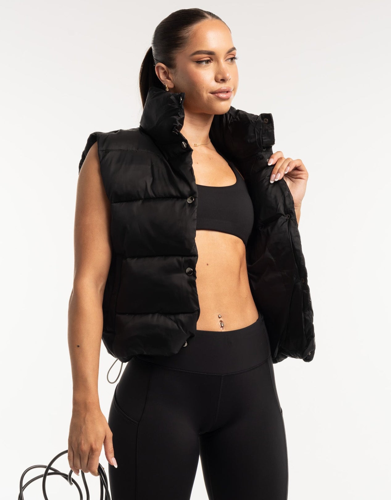 Elevate Puffer Vest - Black