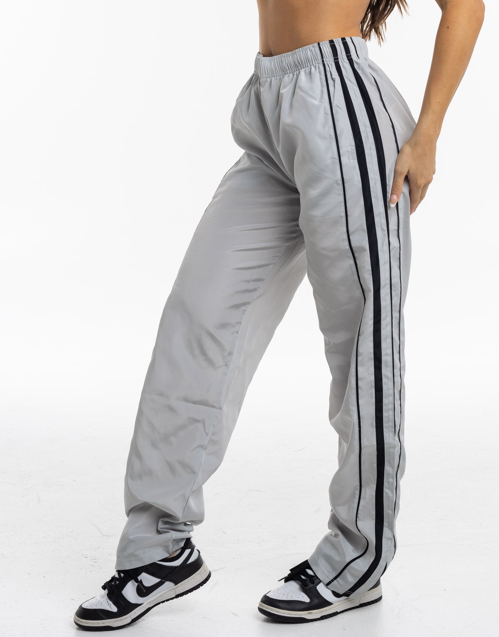 Y2K Retro Speed Pant - Micro Grey