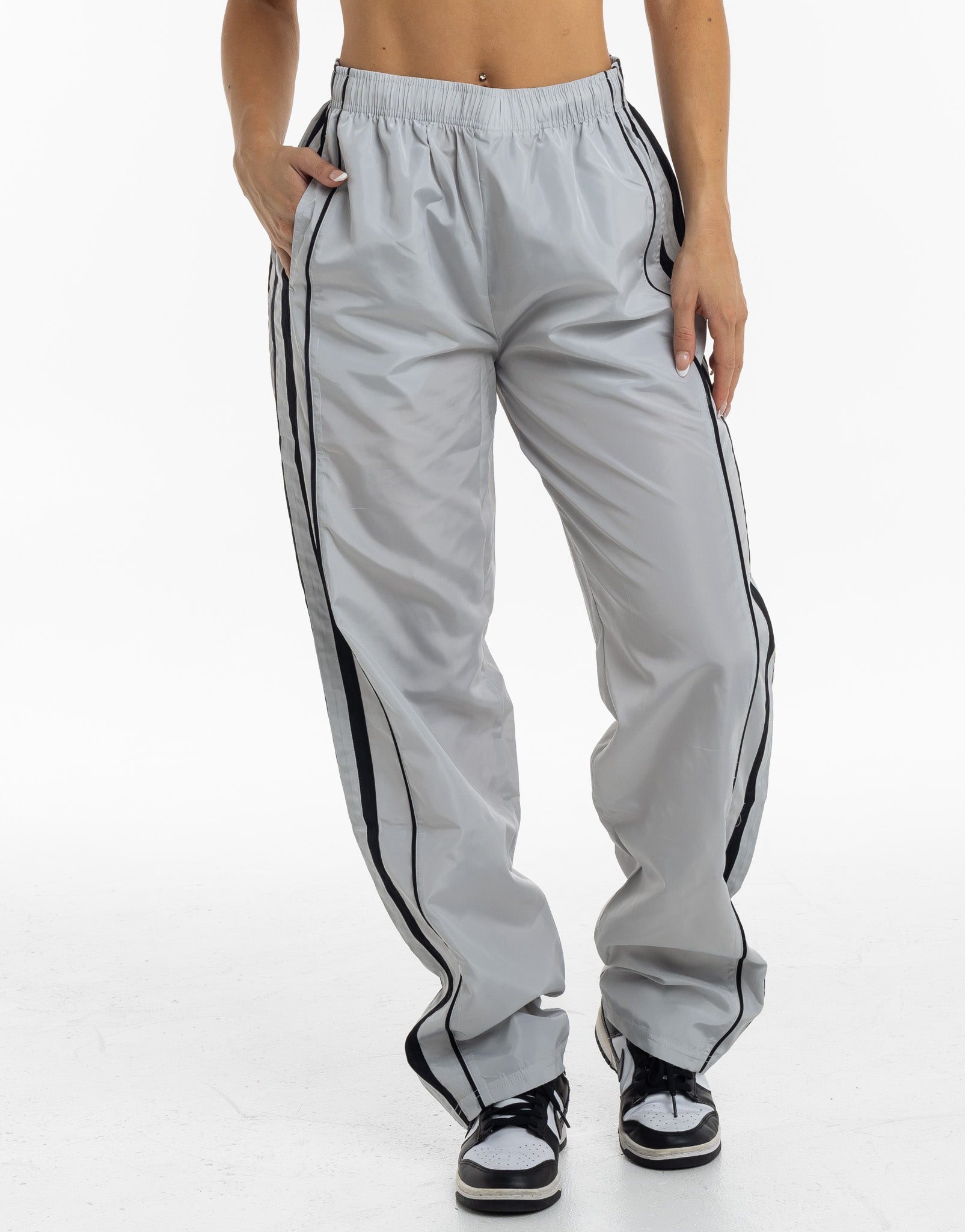 Y2K Retro Speed Pant - Micro Grey