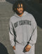 College Combed Fleece Zip-Up Hoodie - Storm Grey