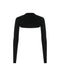 Echt Ribbed High Cut Long Sleeve - Black
