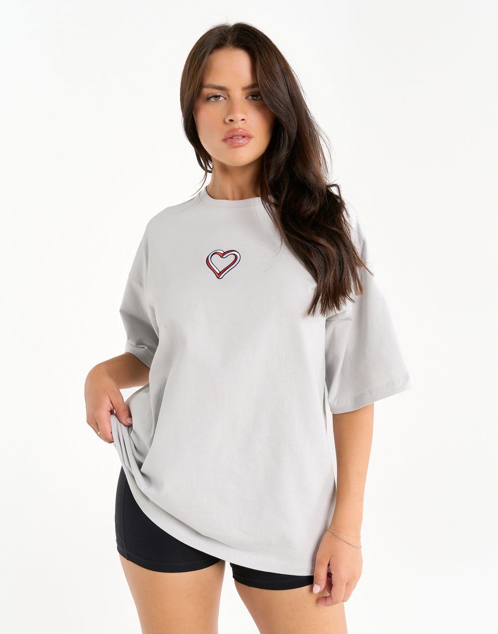 Love Oversize Tee - Micro Grey