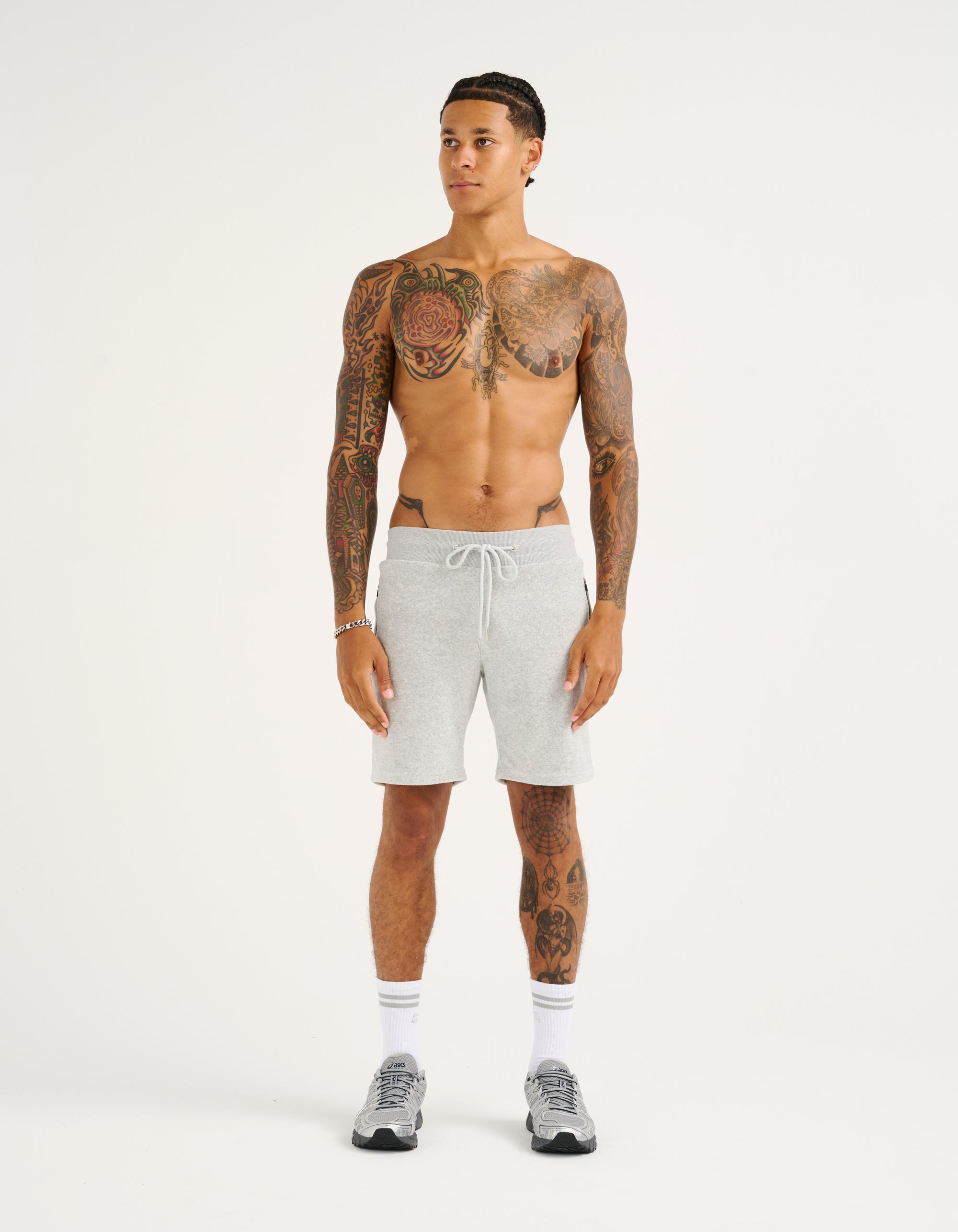 Terry Shorts - Grey Marle