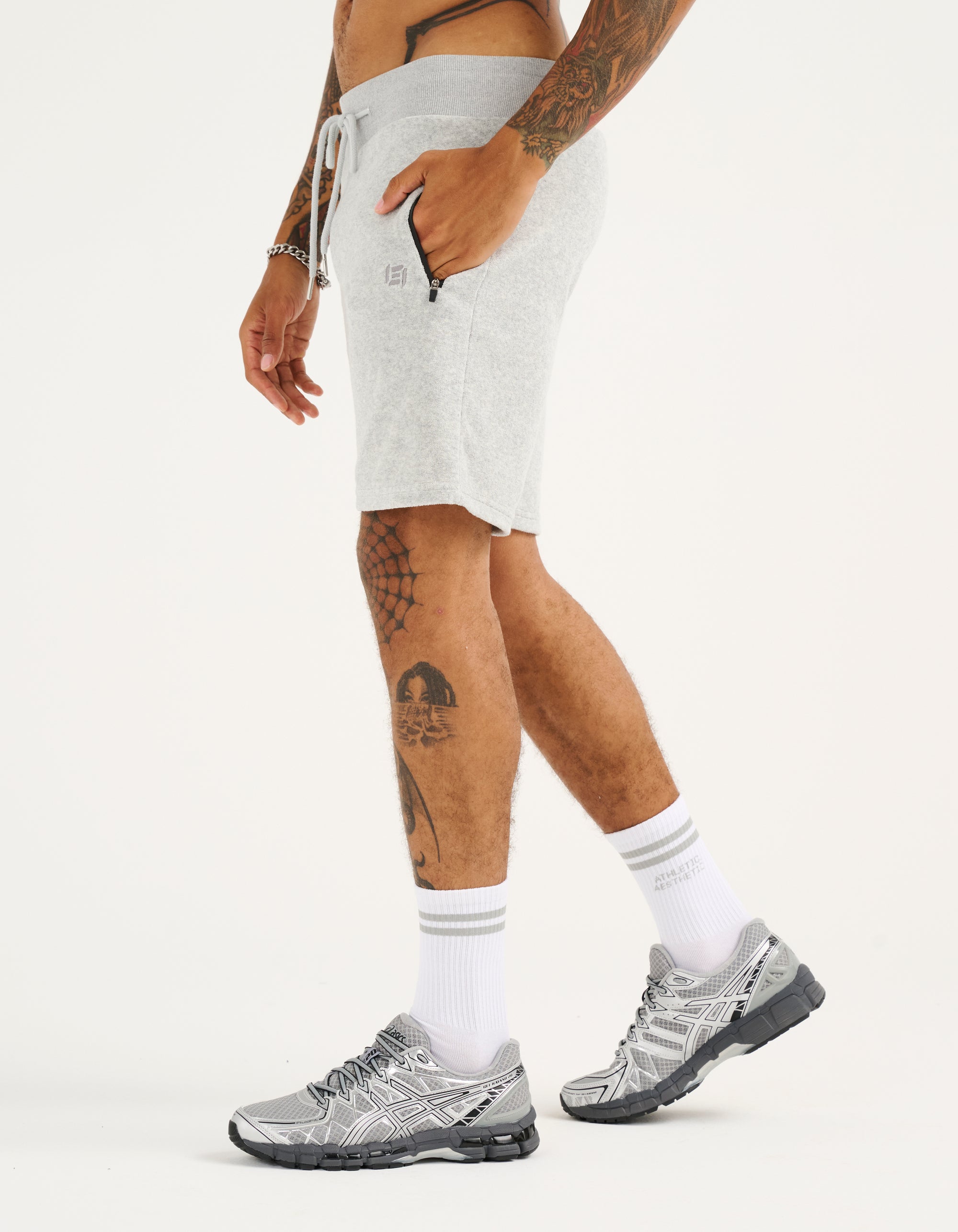 Terry Shorts - Grey Marle