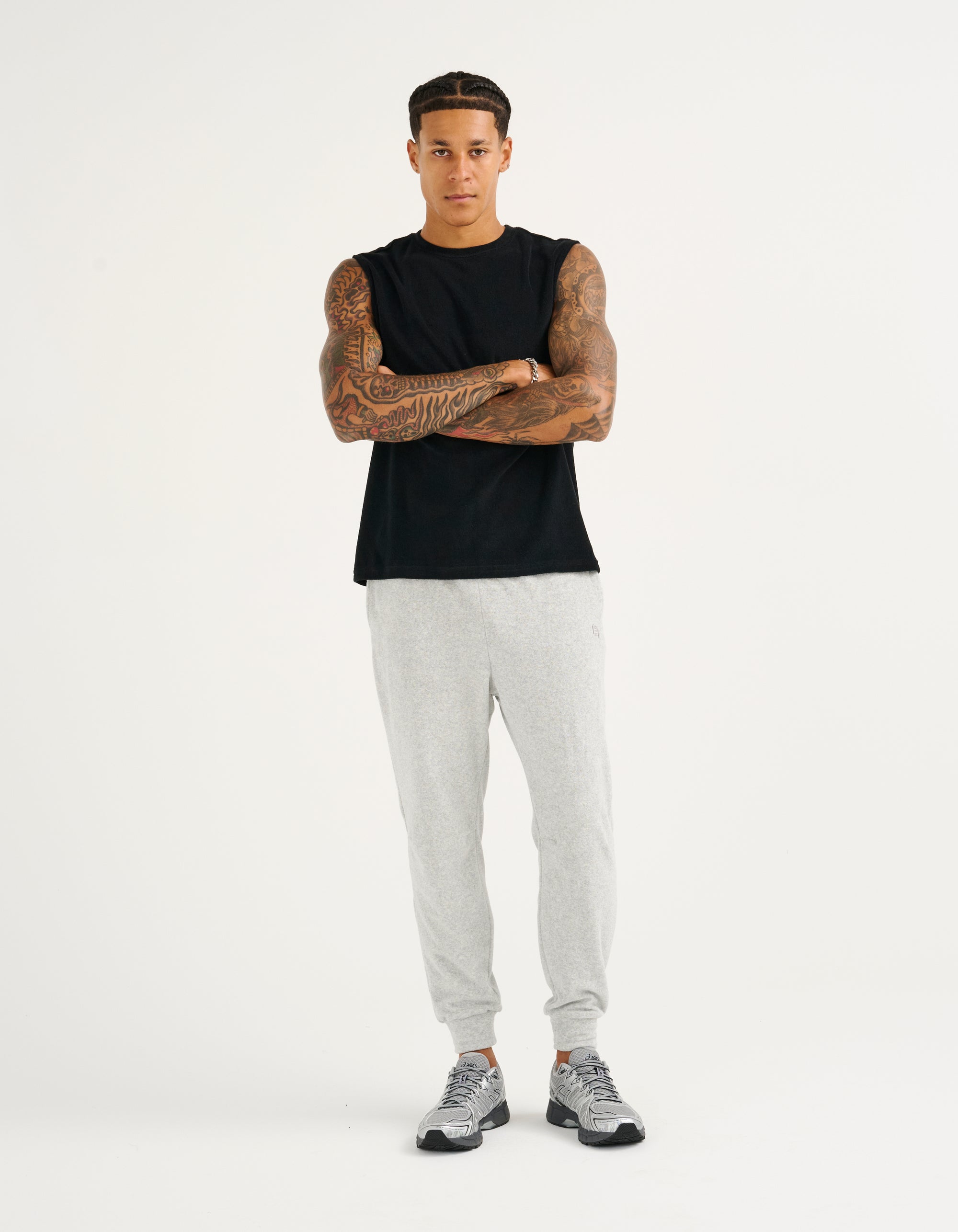 Terry Singlet - Black