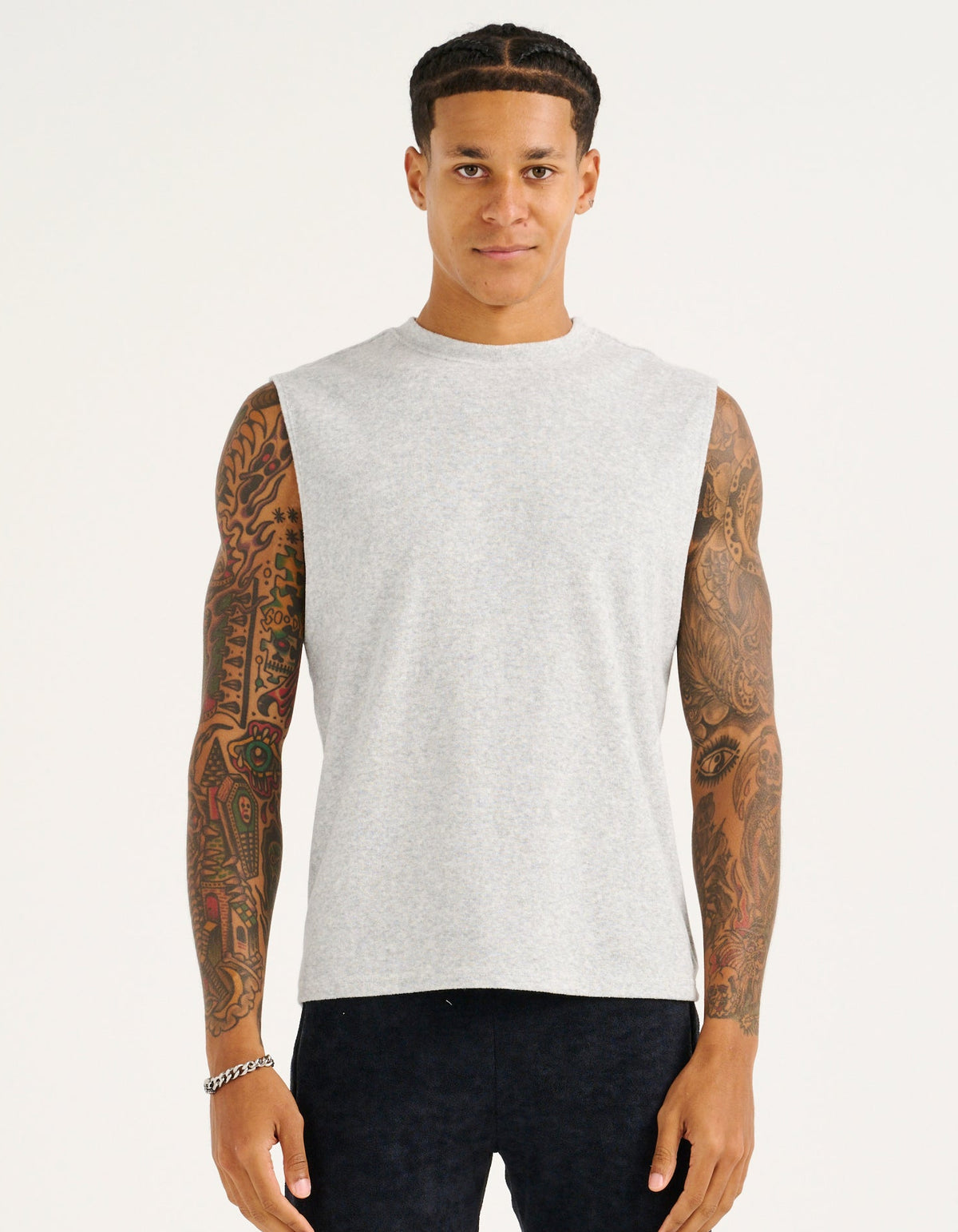 Terry Singlet - Grey Marle