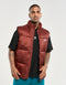 Echt Dart Puffer Vest - Brown