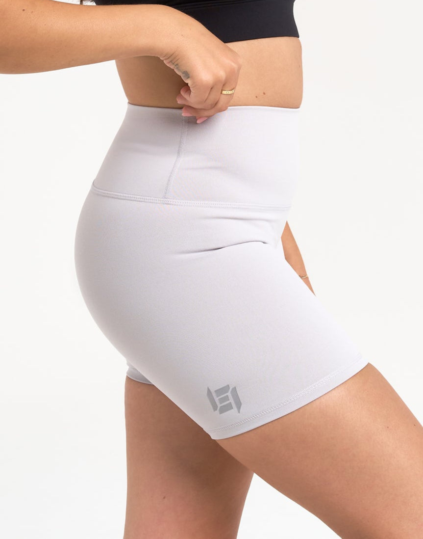 Freedom High Waisted Shorts 5.5" - Grey