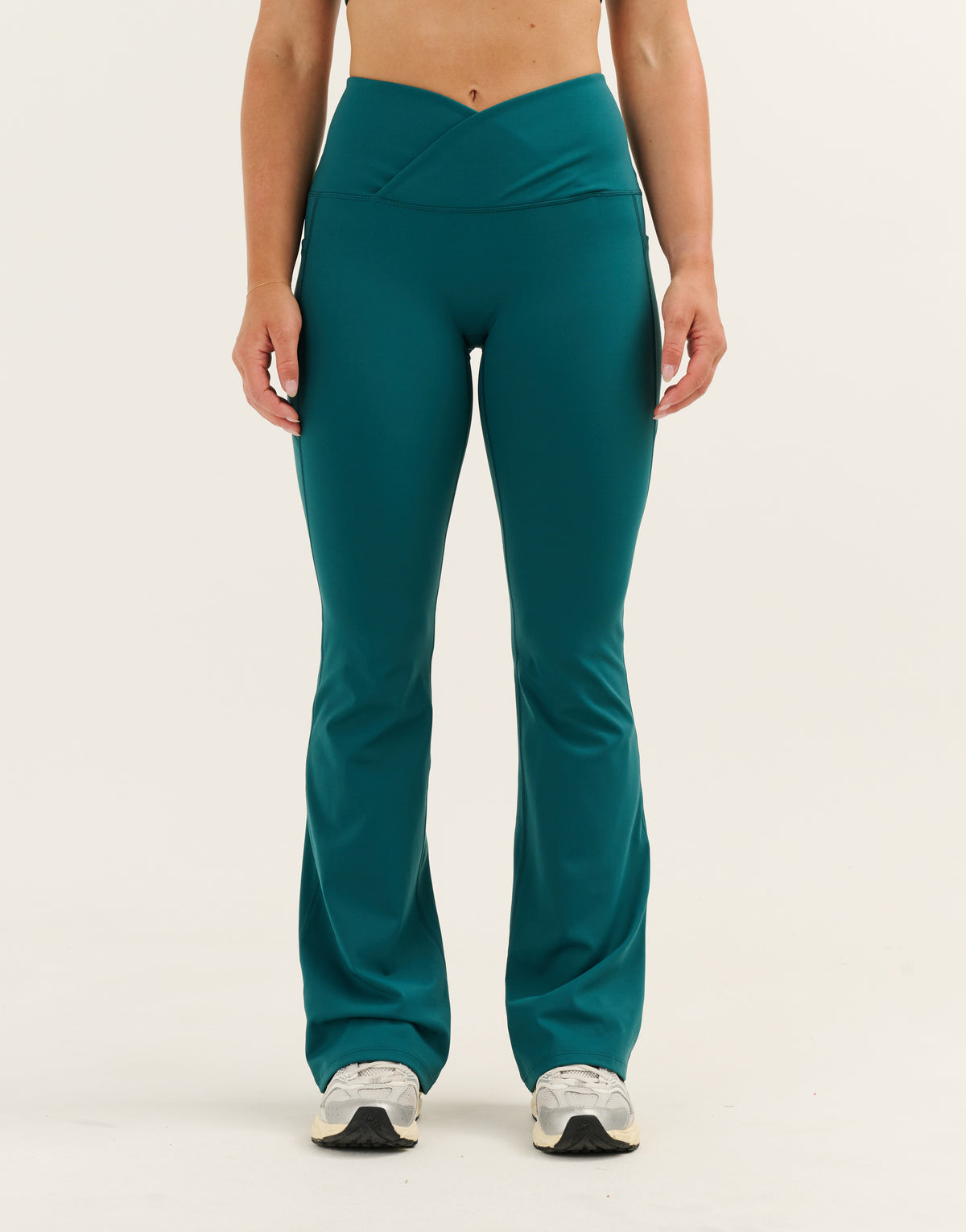 Nova Lycra® Flare Leggings - Teal