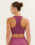 Nova Lycra® Pocket Racer Bra - Plum