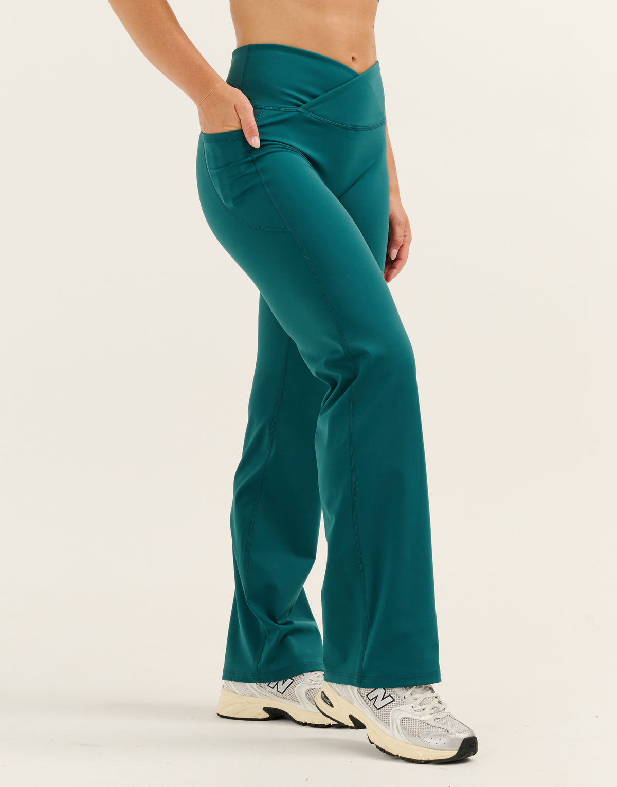 Nova Lycra® Straight Leg Pant - Teal