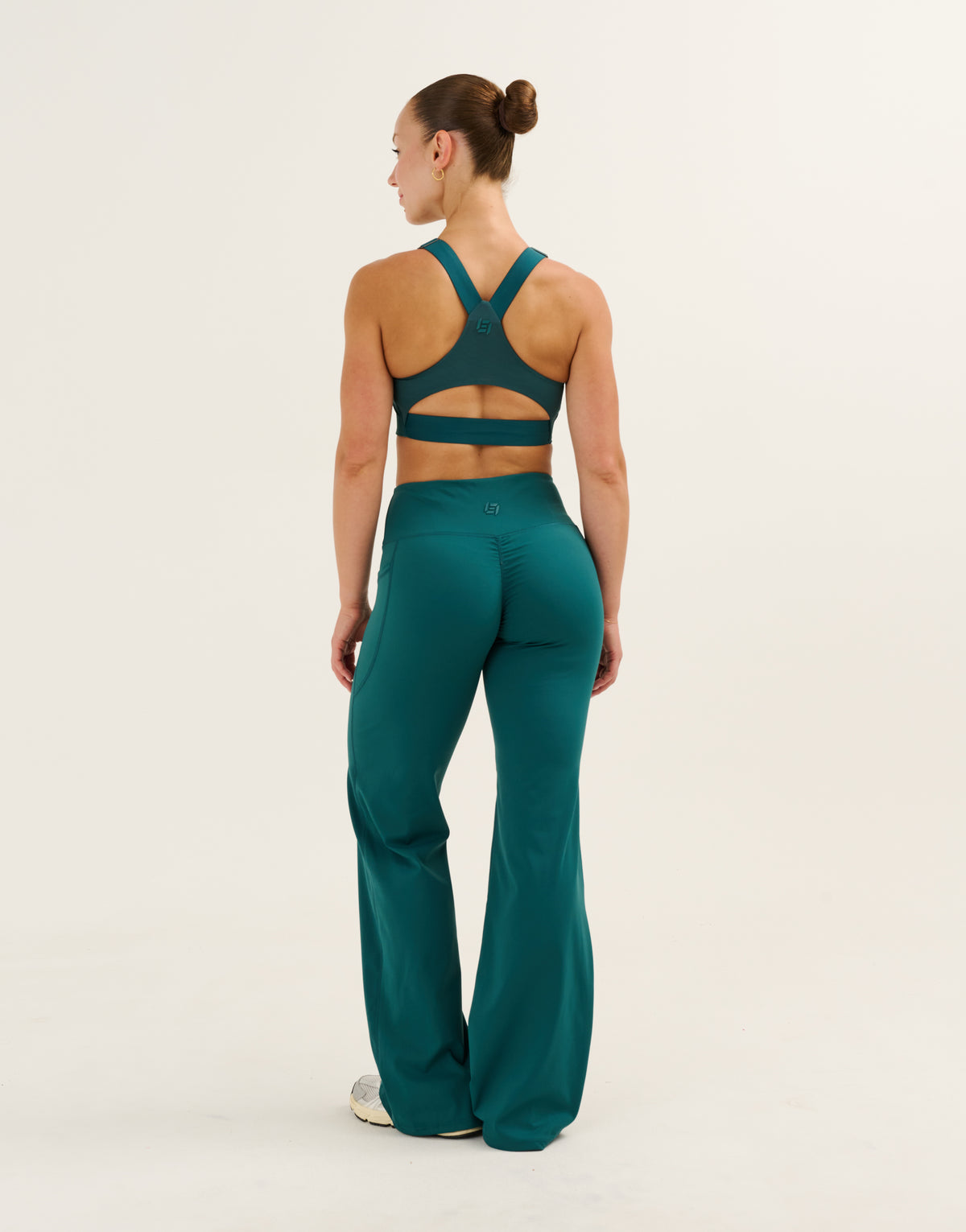Nova Lycra® Pocket Wide Leg Pant - Teal