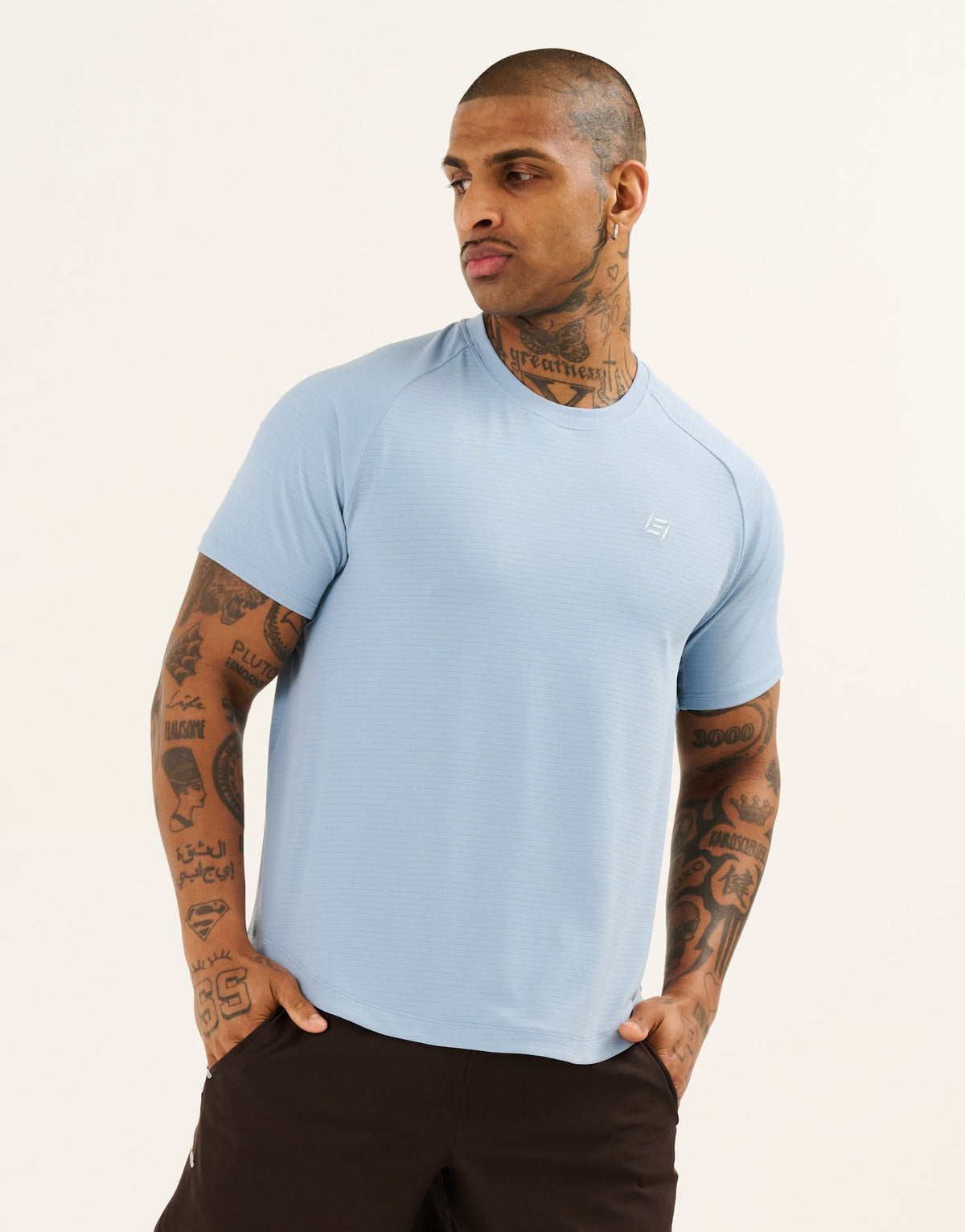 Performance Tee 28" - Dusty Blue