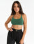 Elemental Raceback Scoop Bralette - Green